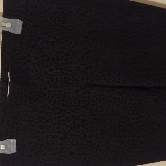 Cheetah print black trousers size small suede cheetah - Picture 2 of 5